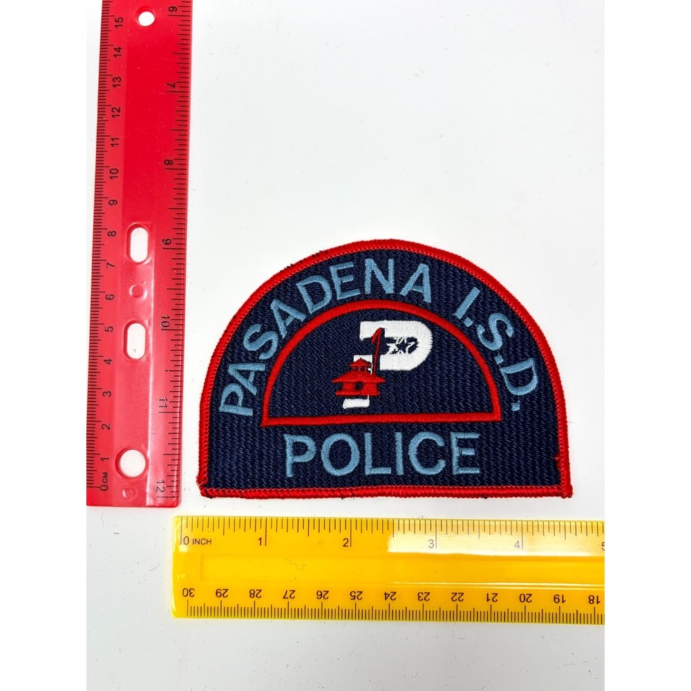 Pasadena ISD Texas TX Embroidered Police Department Shoulder Patch